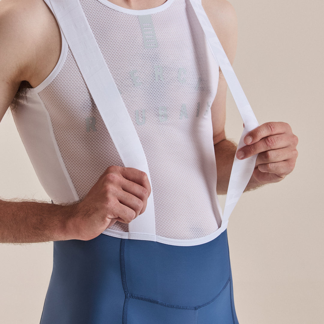 Rapha Men's Pro Team Training Bib Shorts II - Regular (Denim Blue/White) - Dragonspine Cycling