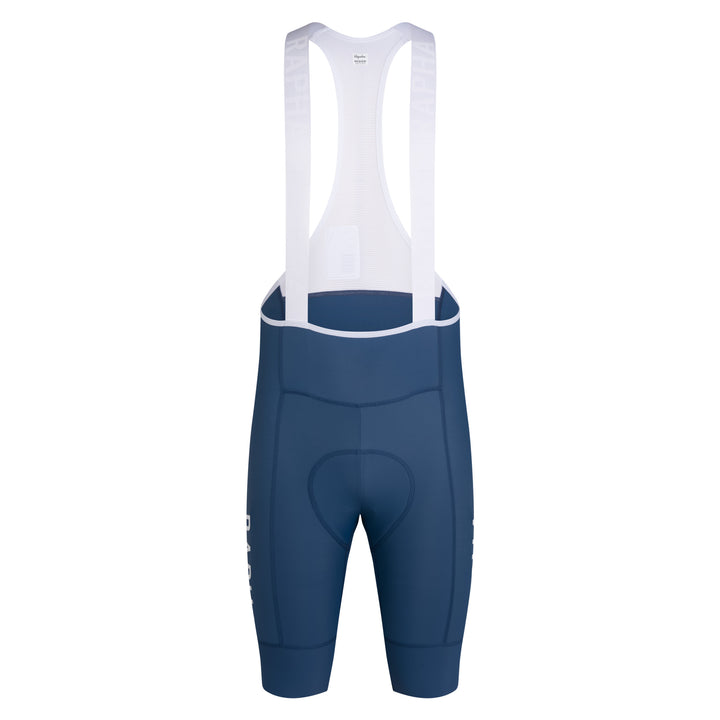 Rapha Men's Pro Team Training Bib Shorts II - Regular (Denim Blue/White) - Dragonspine Cycling