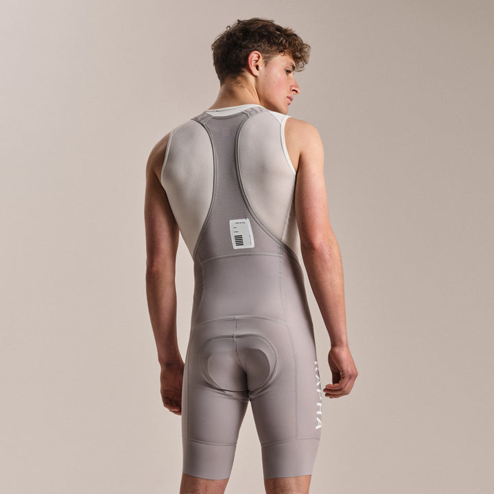 Rapha Men's Pro Team Training Bib Shorts II - Regular (Smoky Silver/Smoky Silver) - Dragonspine Cycling