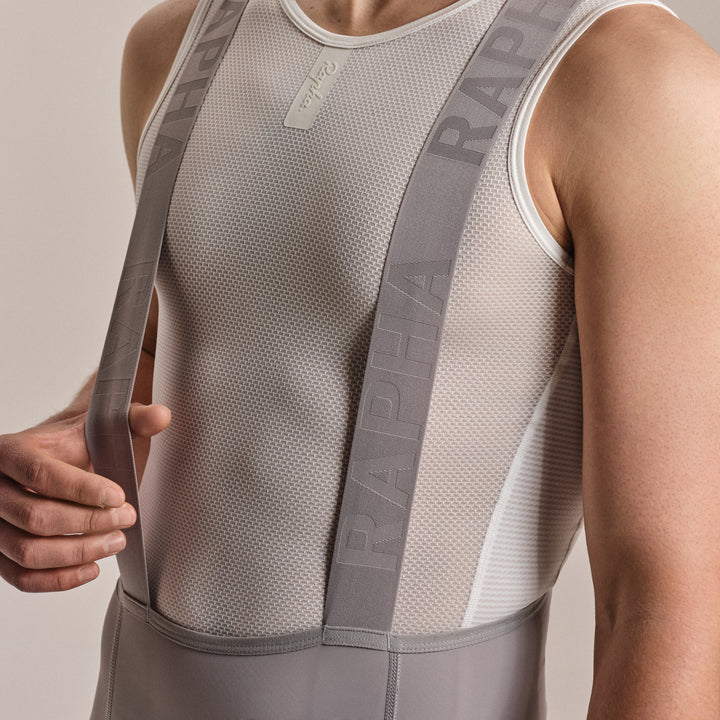 Rapha Men's Pro Team Training Bib Shorts II - Regular (Smoky Silver/Smoky Silver) - Dragonspine Cycling