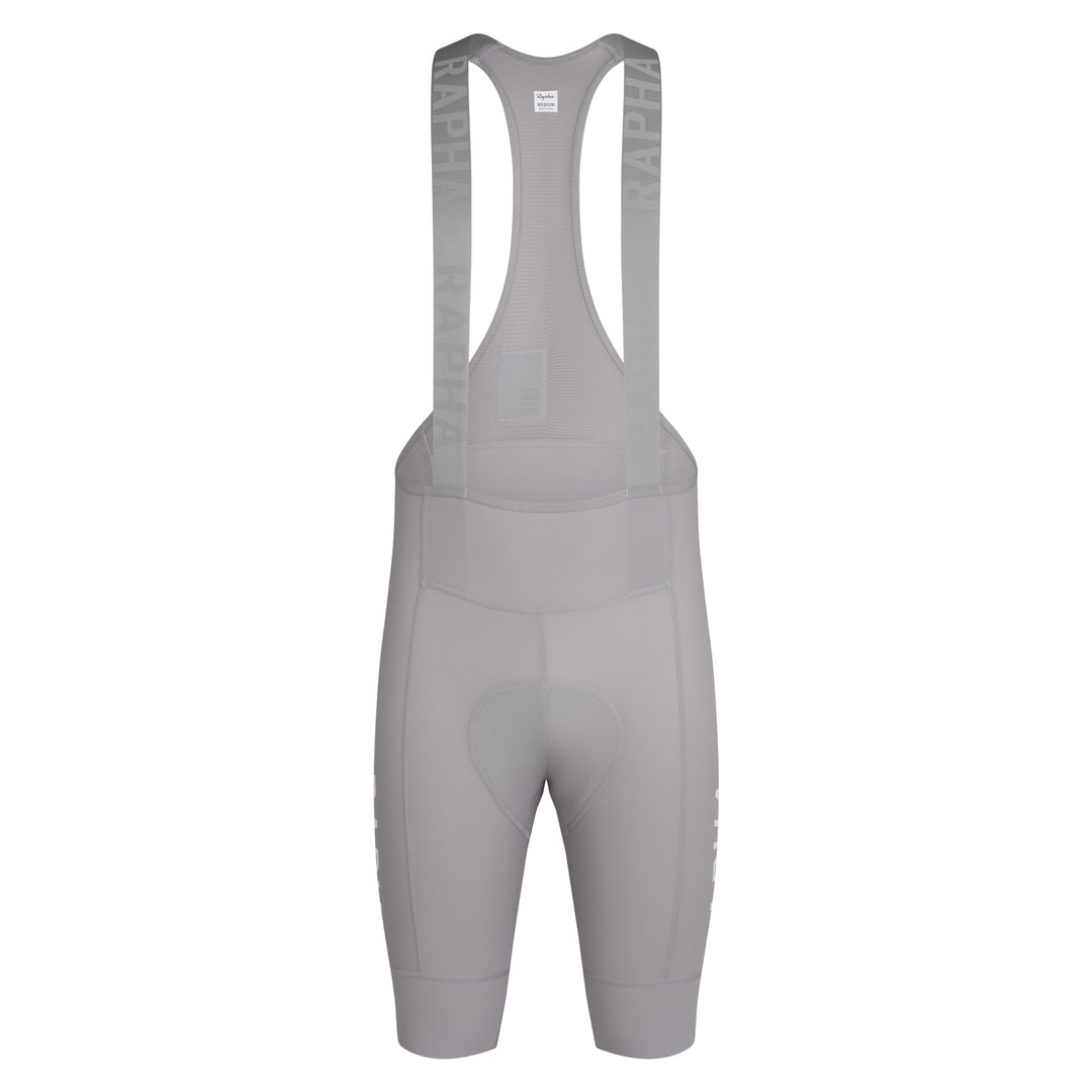 Rapha Men's Pro Team Training Bib Shorts II - Regular (Smoky Silver/Smoky Silver) - Dragonspine Cycling