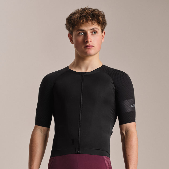 Rapha Men's Pro Team Aero Jersey IV (Black/Black) - Dragonspine Cycling