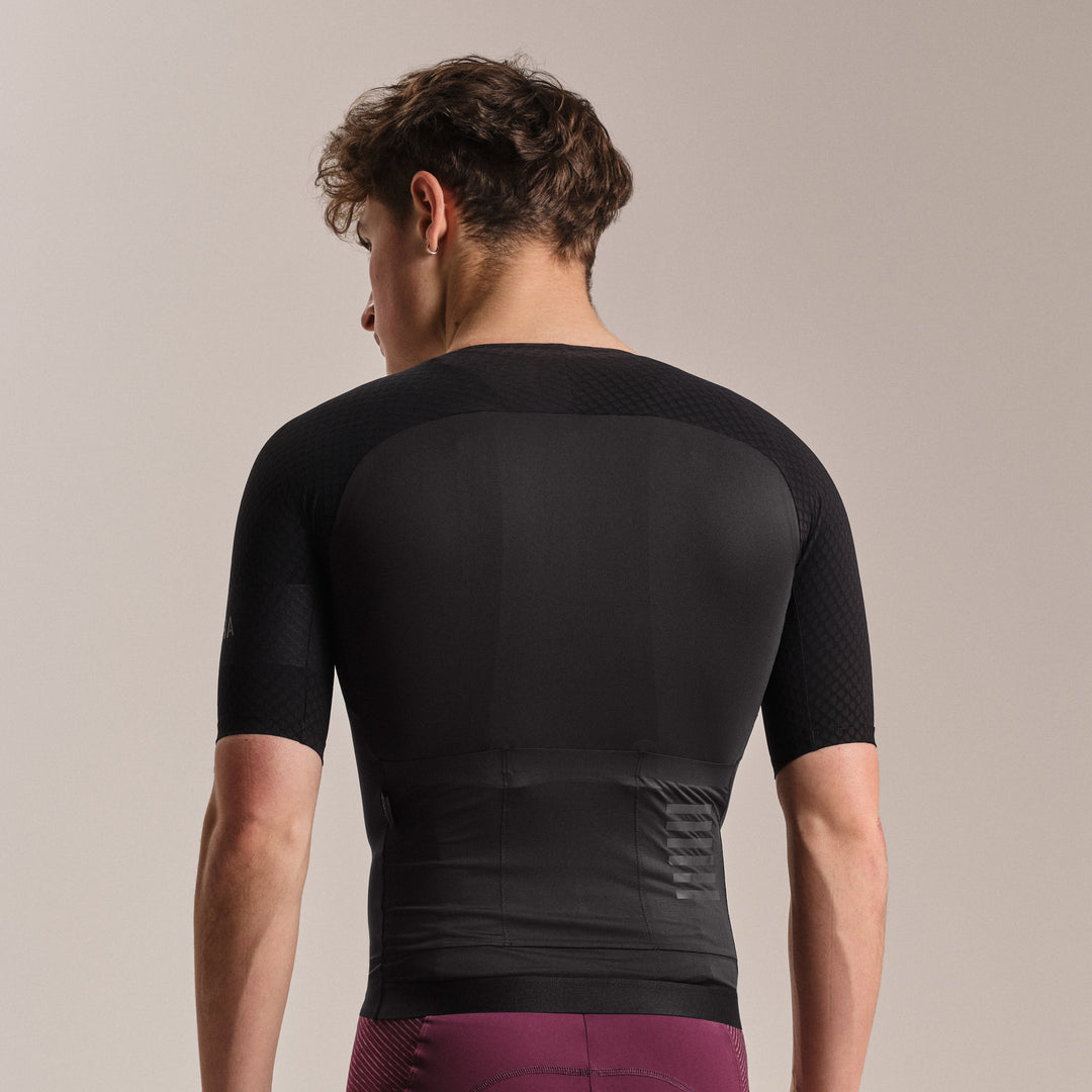 Rapha Men's Pro Team Aero Jersey IV (Black/Black) - Dragonspine Cycling