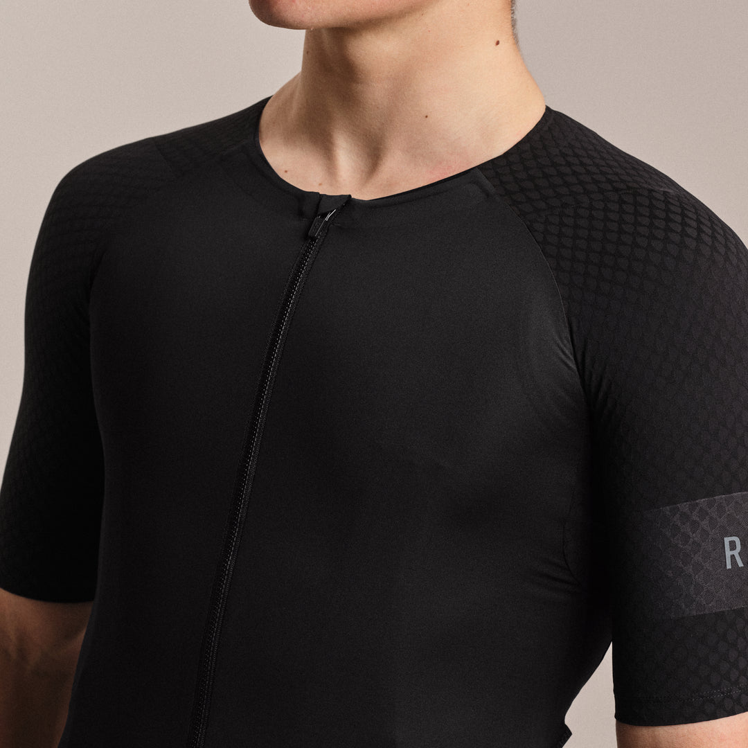 Rapha Men's Pro Team Aero Jersey IV (Black/Black) - Dragonspine Cycling