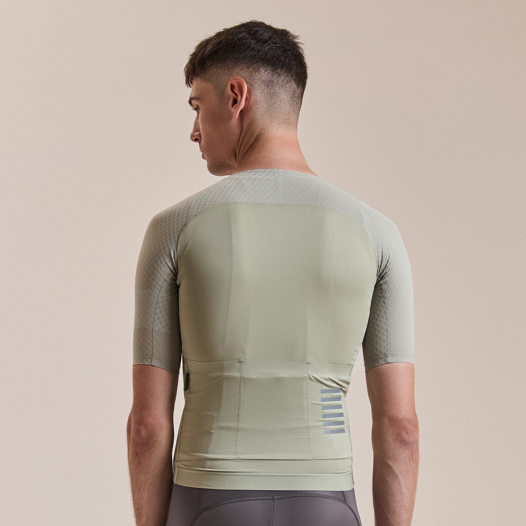 Rapha Men's Pro Team Aero Jersey IV (Seagrass/Silver Reflective) - Dragonspine Cycling