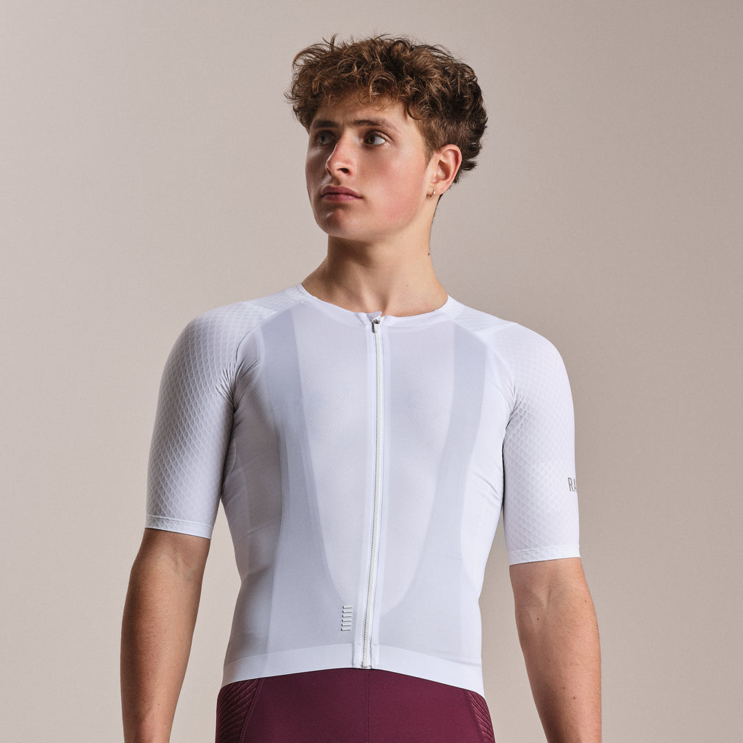 Rapha Men's Pro Team Aero Jersey IV (White/White) - Dragonspine Cycling