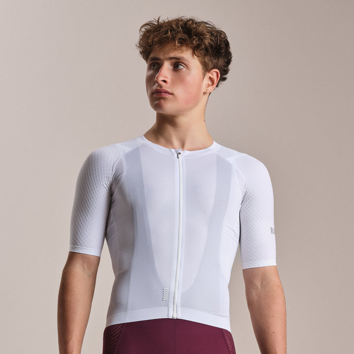 Rapha Men's Pro Team Aero Jersey IV (White/White) - Dragonspine Cycling