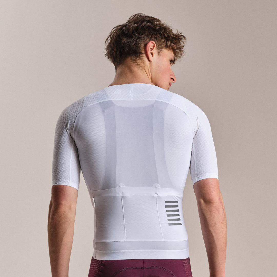 Rapha Men's Pro Team Aero Jersey IV (White/White) - Dragonspine Cycling