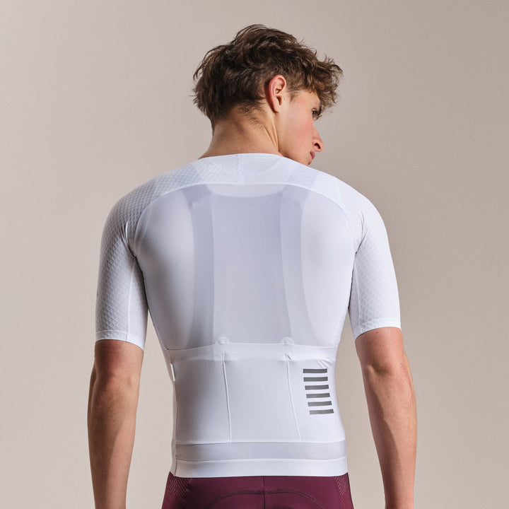 Rapha Men's Pro Team Aero Jersey IV (White/White) - Dragonspine Cycling