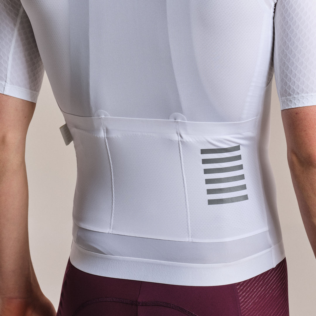 Rapha Men's Pro Team Aero Jersey IV (White/White) - Dragonspine Cycling