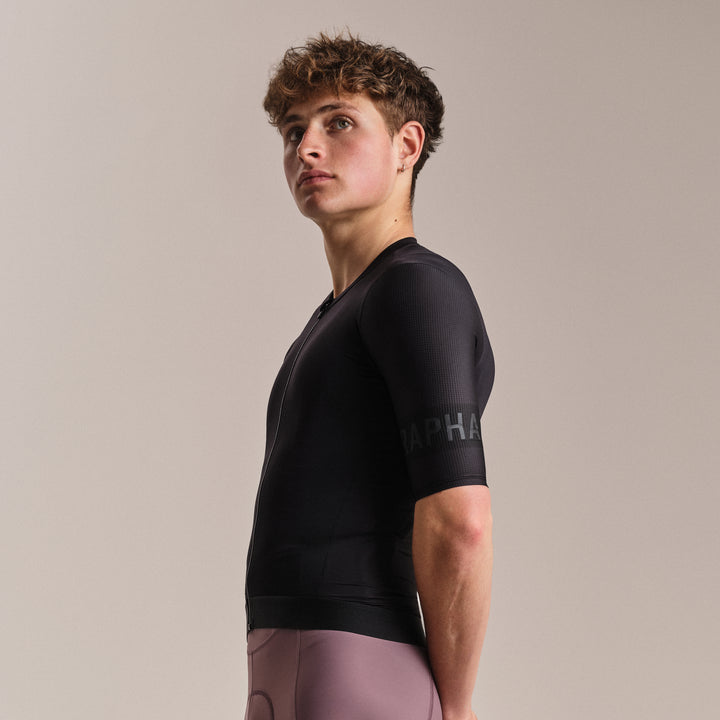 Rapha Men's Pro Team Jersey II (Black/Black) - Dragonspine Cycling