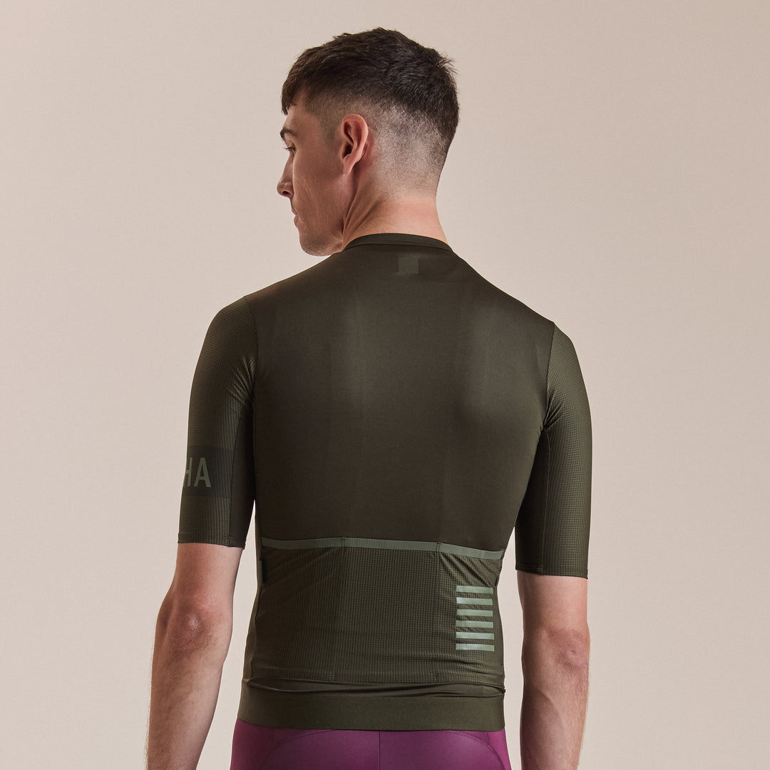 Rapha Men's Pro Team Jersey II (Bottle Green/Ivy) - Dragonspine Cycling