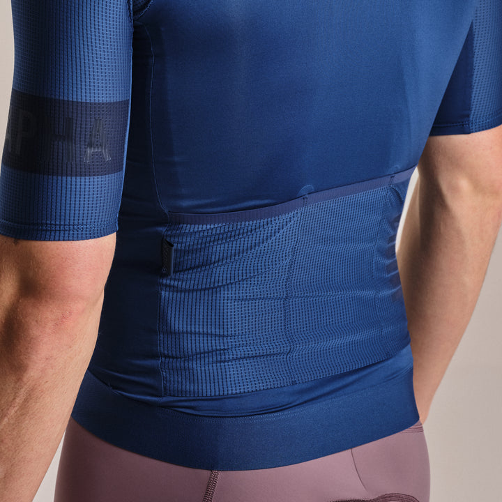 Rapha Men's Pro Team Jersey II (Fossil Blue/Marine Blue) - Dragonspine Cycling