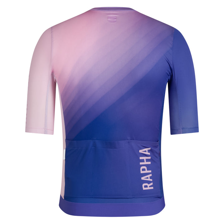 Rapha Men's Pro Team Training Jersey III (Surface Print - Blue) - Dragonspine Cycling