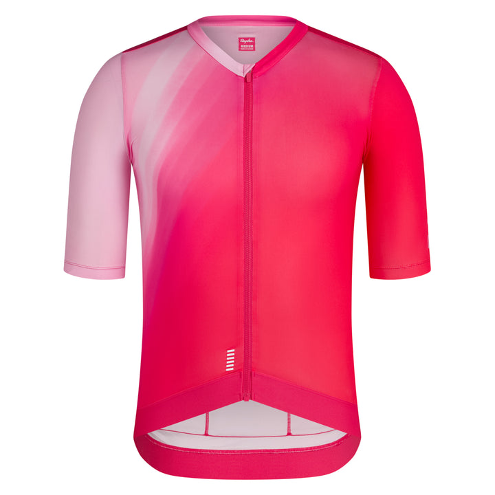 Rapha Men's Pro Team Training Jersey III (Surface Print - Pink) - Dragonspine Cycling