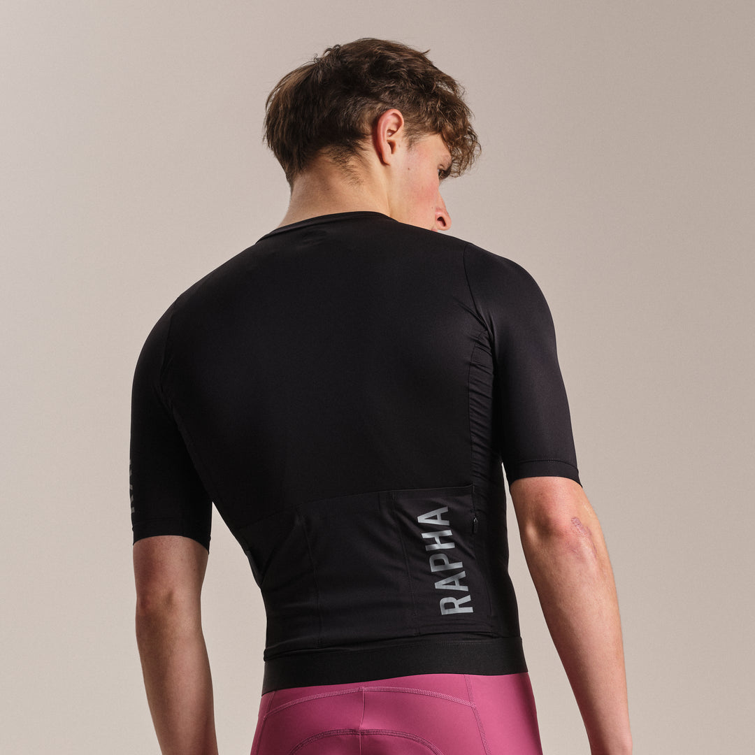 Rapha Men's Pro Team Training Jersey III (Black/Dark Grey) - Dragonspine Cycling