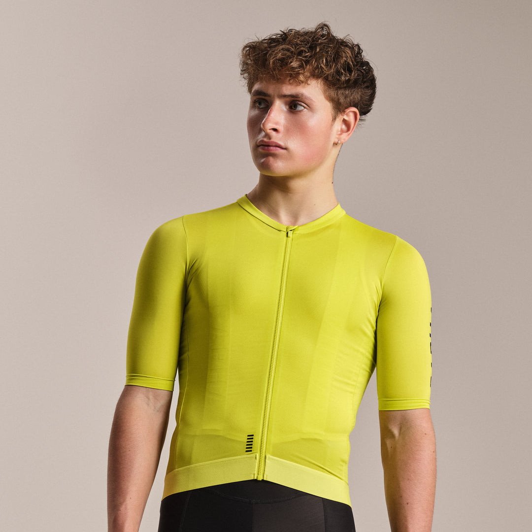 Rapha Men's Pro Team Training Jersey III (Chartreuse/Black) - Dragonspine Cycling