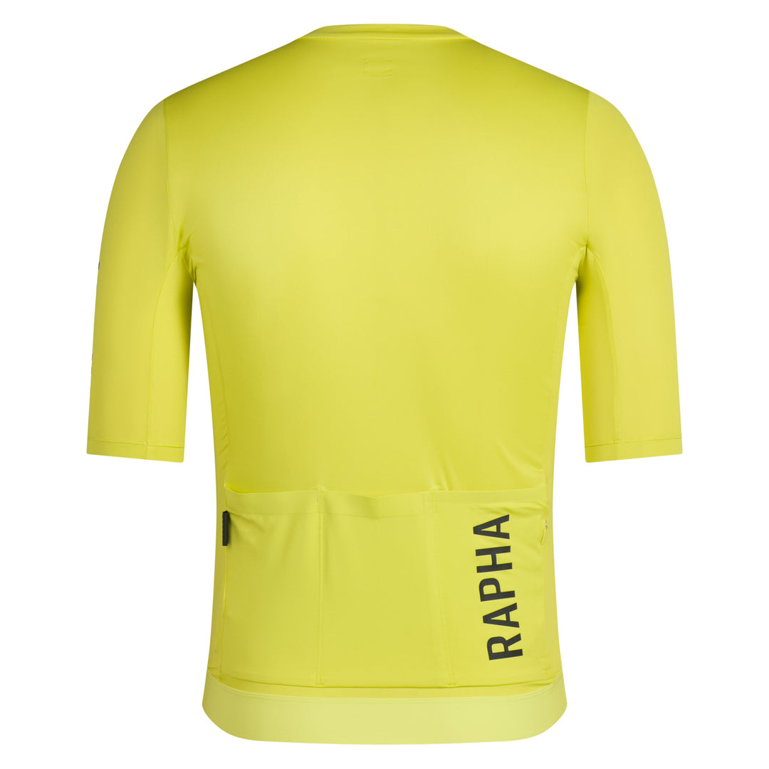 Rapha Men's Pro Team Training Jersey III (Chartreuse/Black) - Dragonspine Cycling