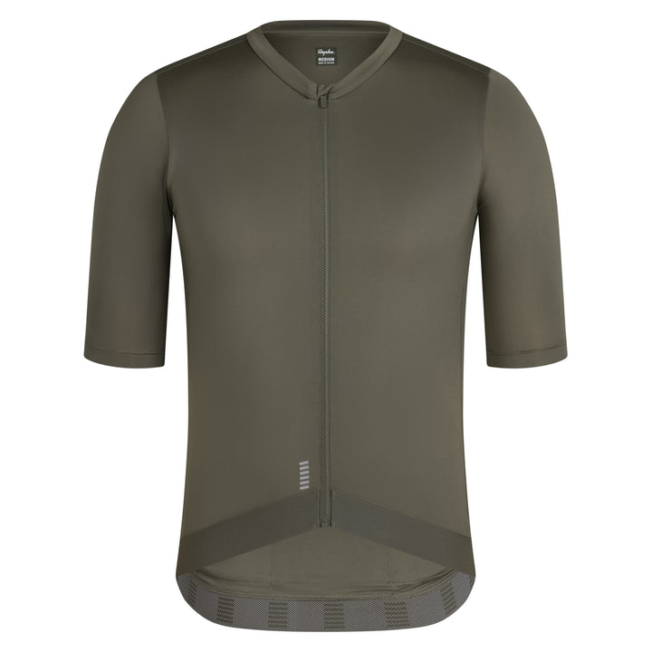Rapha Men's Pro Team Training Jersey III (Moss Green/Smoky Silver) - Dragonspine Cycling