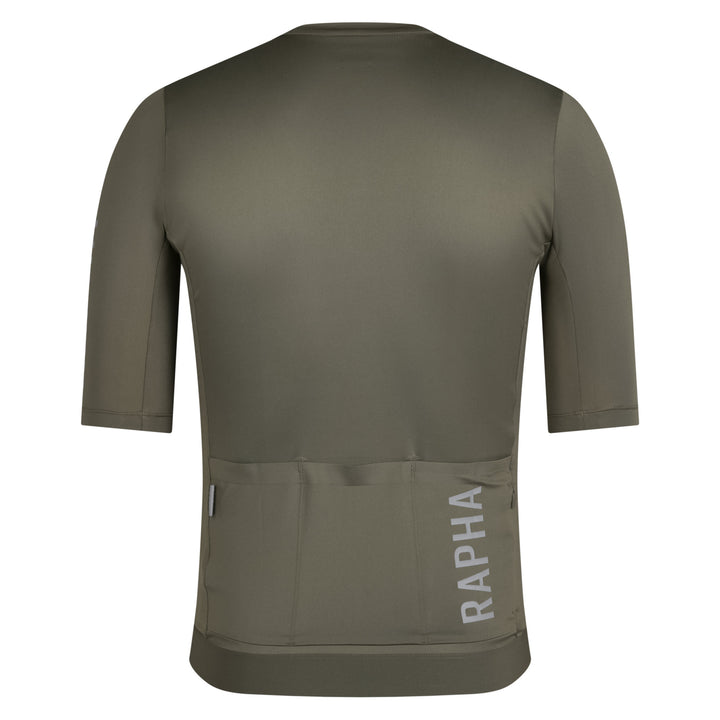Rapha Men's Pro Team Training Jersey III (Moss Green/Smoky Silver) - Dragonspine Cycling