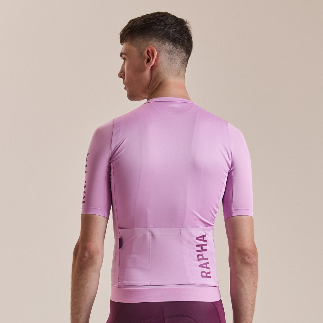 Rapha Men's Pro Team Training Jersey III (Quartz/Deep Magenta) - Dragonspine Cycling