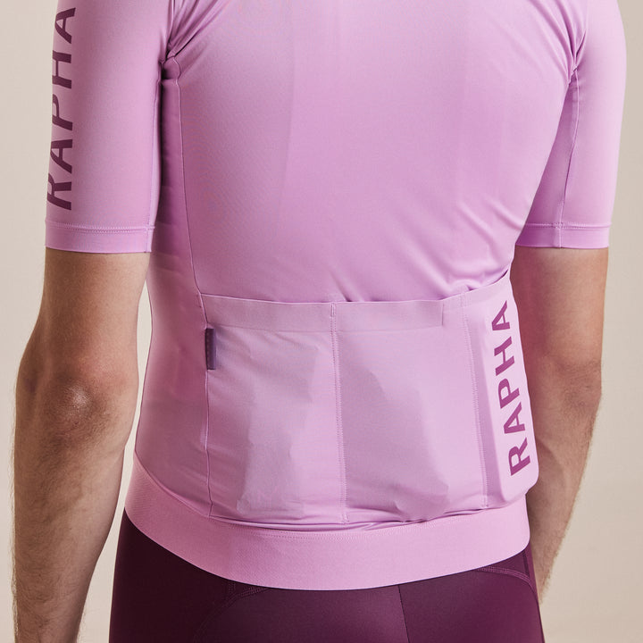 Rapha Men's Pro Team Training Jersey III (Quartz/Deep Magenta) - Dragonspine Cycling