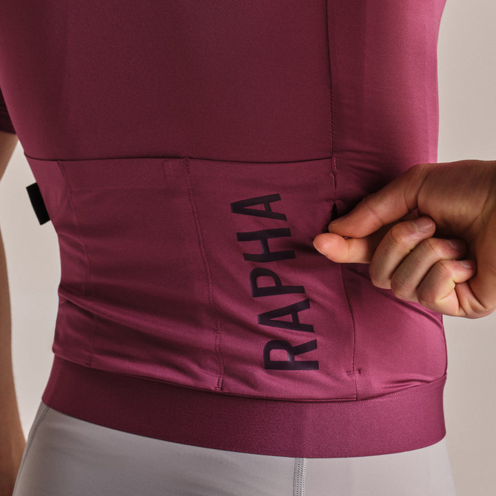 Rapha Men's Pro Team Training Jersey III (Raspberry/Plum) - Dragonspine Cycling