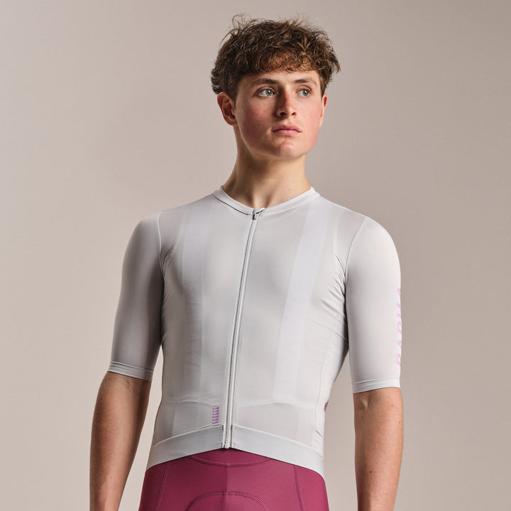 Rapha Men's Pro Team Training Jersey III (Silver/Quartz) - Dragonspine Cycling