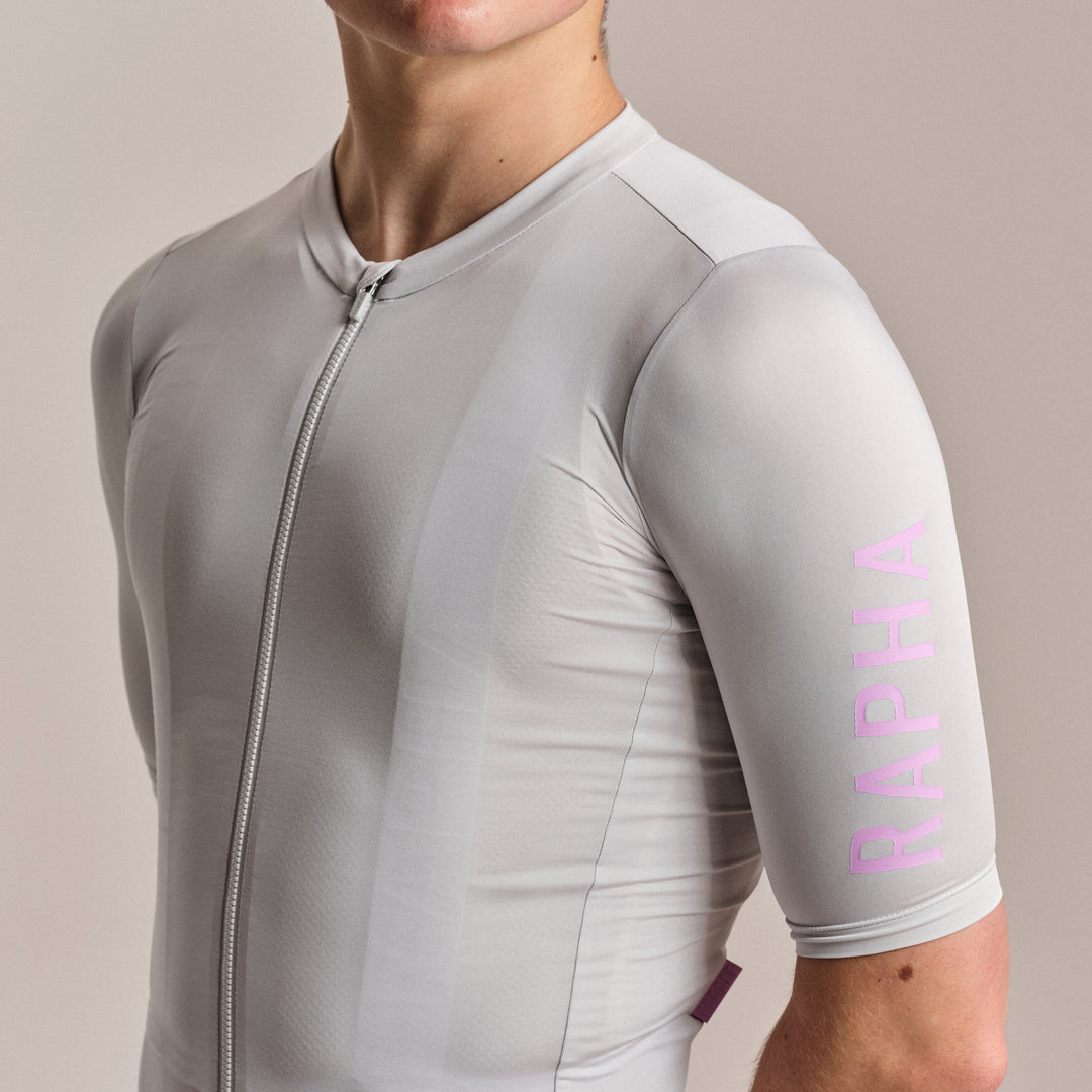 Rapha Men's Pro Team Training Jersey III (Silver/Quartz) - Dragonspine Cycling
