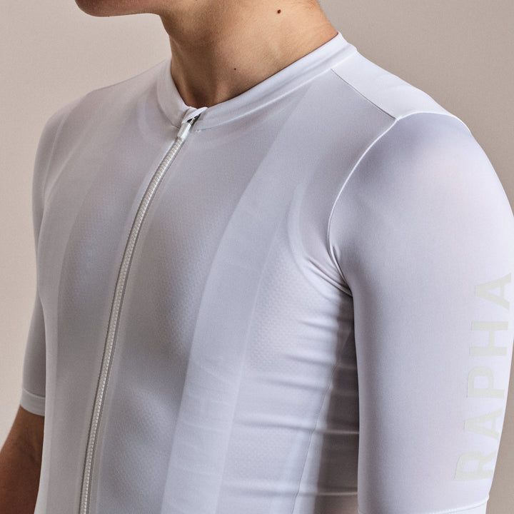 Rapha Men's Pro Team Training Jersey III (White/Silver) - Dragonspine Cycling