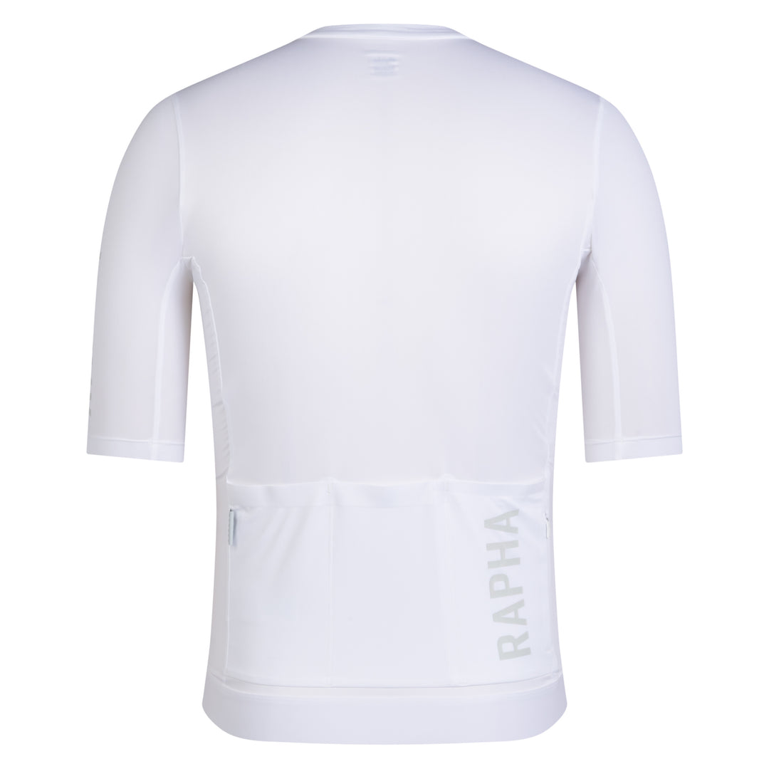 Rapha Men's Pro Team Training Jersey III (White/Silver) - Dragonspine Cycling