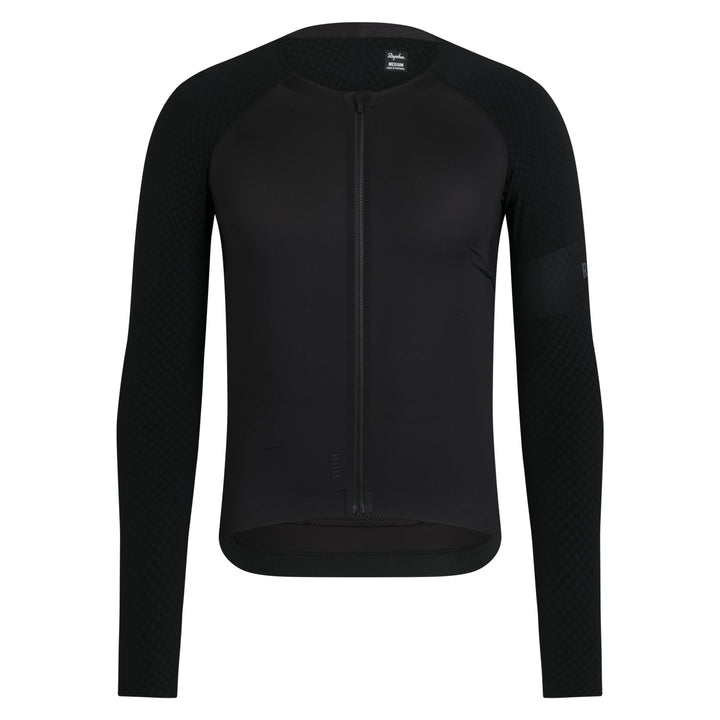 Rapha Men's Pro Team Long Sleeve Aero Jersey (Black/Black) - Dragonspine Cycling