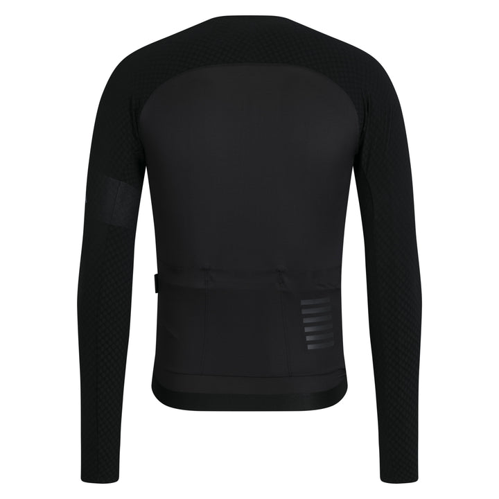 Rapha Men's Pro Team Long Sleeve Aero Jersey (Black/Black) - Dragonspine Cycling