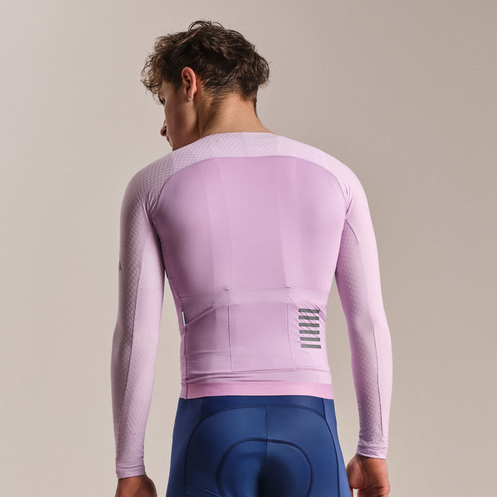 Rapha Men's Pro Team Long Sleeve Aero Jersey (Quartz/Silver) - Dragonspine Cycling