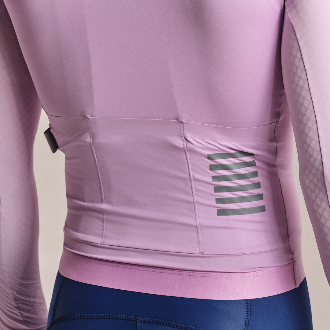 Rapha Men's Pro Team Long Sleeve Aero Jersey (Quartz/Silver) - Dragonspine Cycling