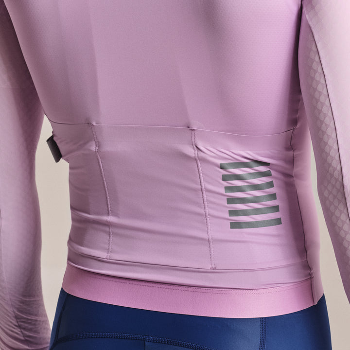 Rapha Men's Pro Team Long Sleeve Aero Jersey (Quartz/Silver) - Dragonspine Cycling