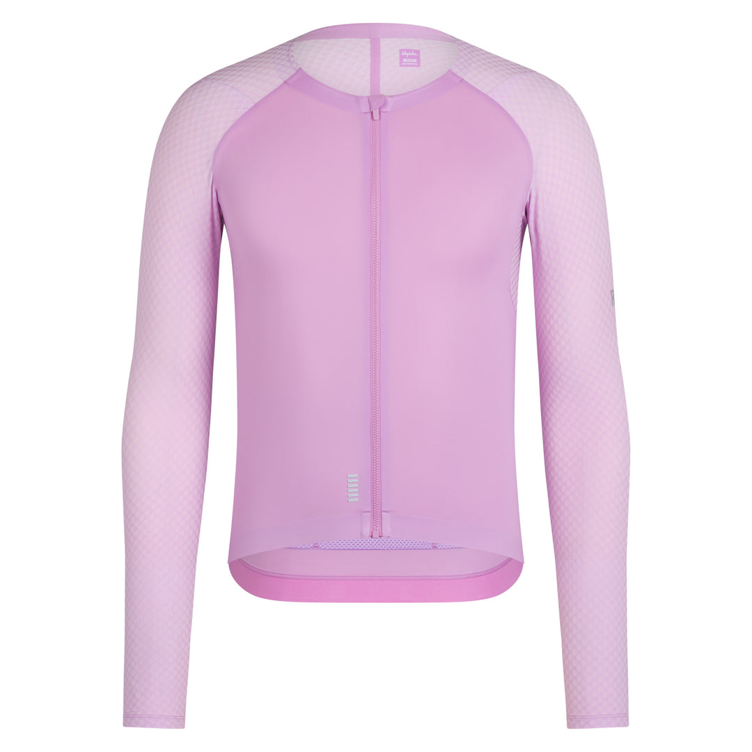 Rapha Men's Pro Team Long Sleeve Aero Jersey (Quartz/Silver) - Dragonspine Cycling