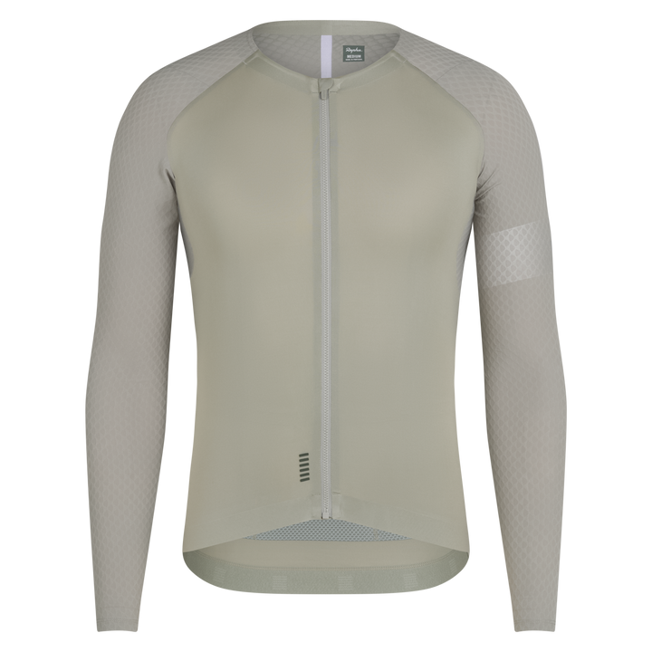 Rapha Men's Pro Team Long Sleeve Aero Jersey (Seagrass/Silver Reflective) - Dragonspine Cycling