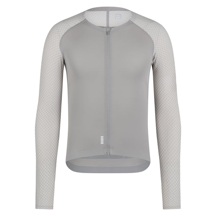 Rapha Men's Pro Team Long Sleeve Aero Jersey (Smoky Silver/White) - Dragonspine Cycling