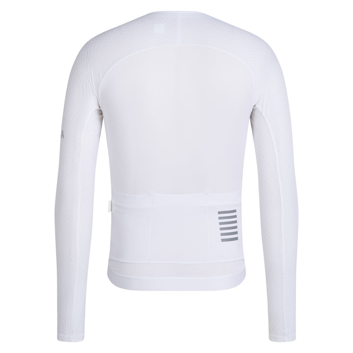 Rapha Men's Pro Team Long Sleeve Aero Jersey (White/White) - Dragonspine Cycling