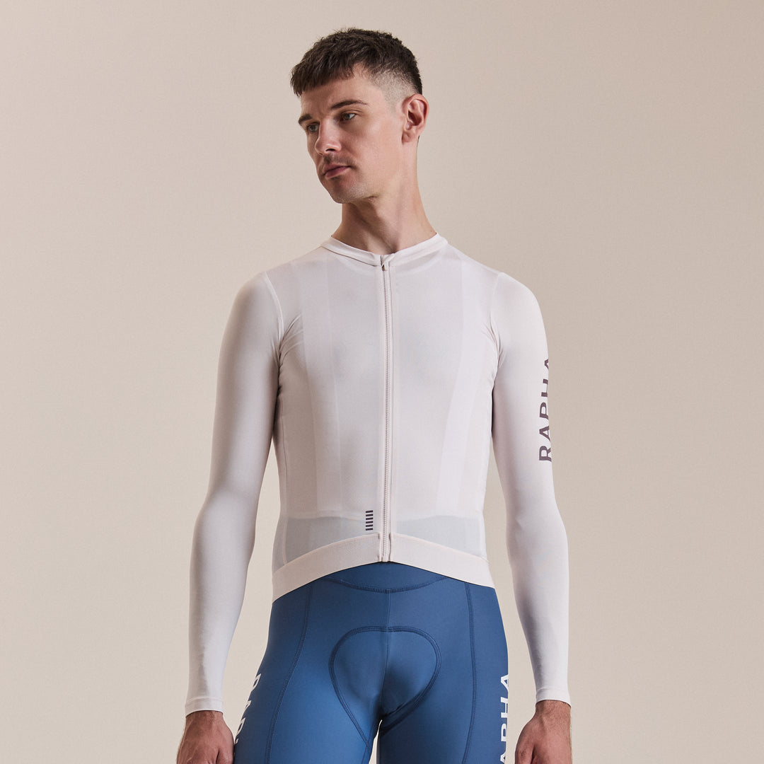 Rapha Men's Pro Team Long Sleeve Lightweight Jersey III (Blush/Amethyst) - Dragonspine Cycling