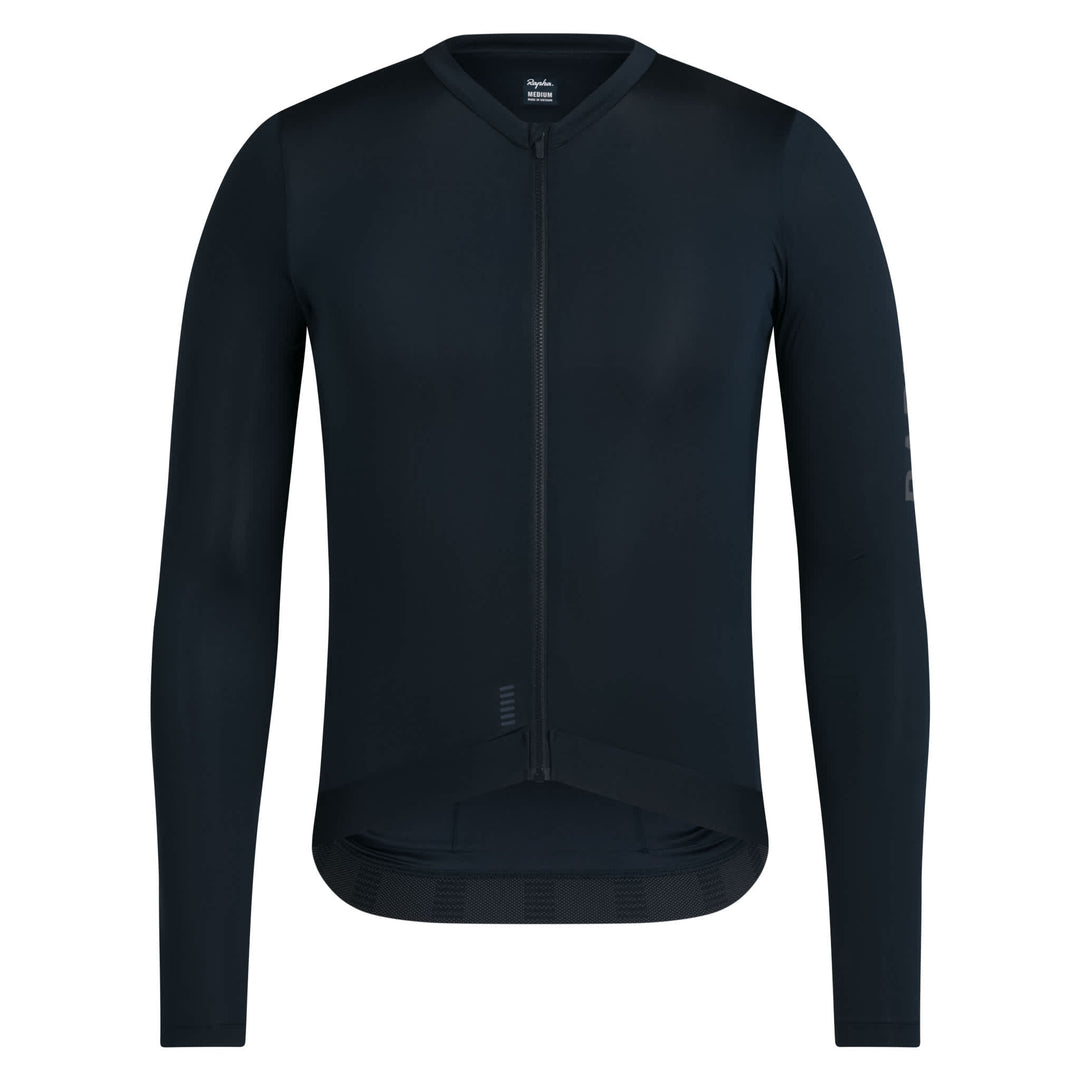 Rapha Men's Pro Team Long Sleeve Lightweight Jersey III (Carbon/Dark Grey) - Dragonspine Cycling