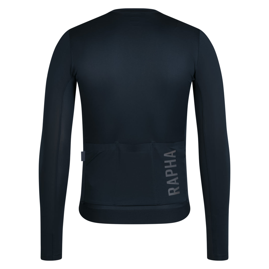 Rapha Men's Pro Team Long Sleeve Lightweight Jersey III (Carbon/Dark Grey) - Dragonspine Cycling