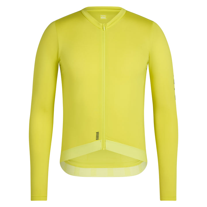 Rapha Men's Pro Team Long Sleeve Lightweight Jersey III (Chartreuse/Black) - Dragonspine Cycling
