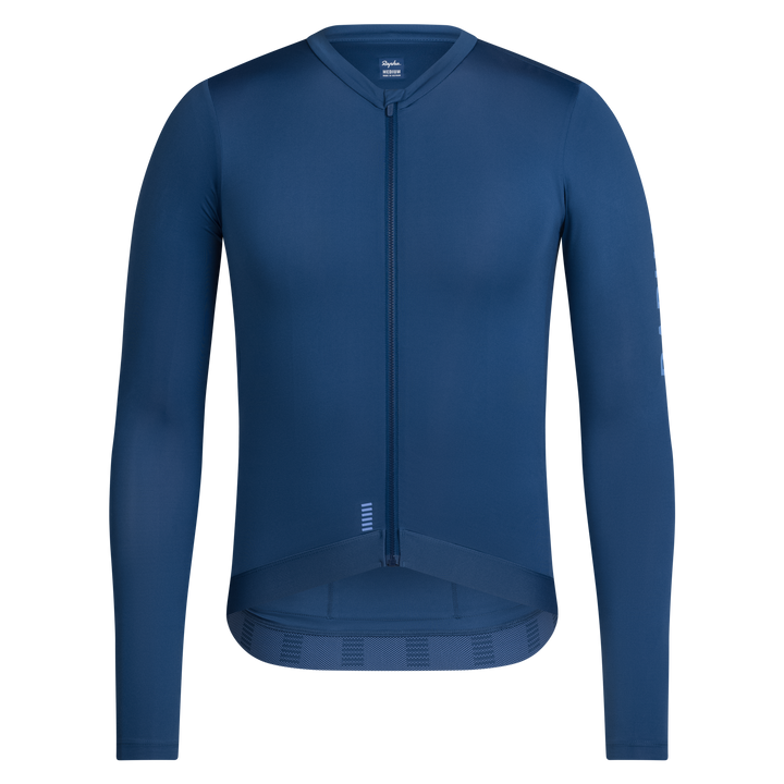 Rapha Men's Pro Team Long Sleeve Lightweight Jersey III (Denim Blue/Bluebell) - Dragonspine Cycling
