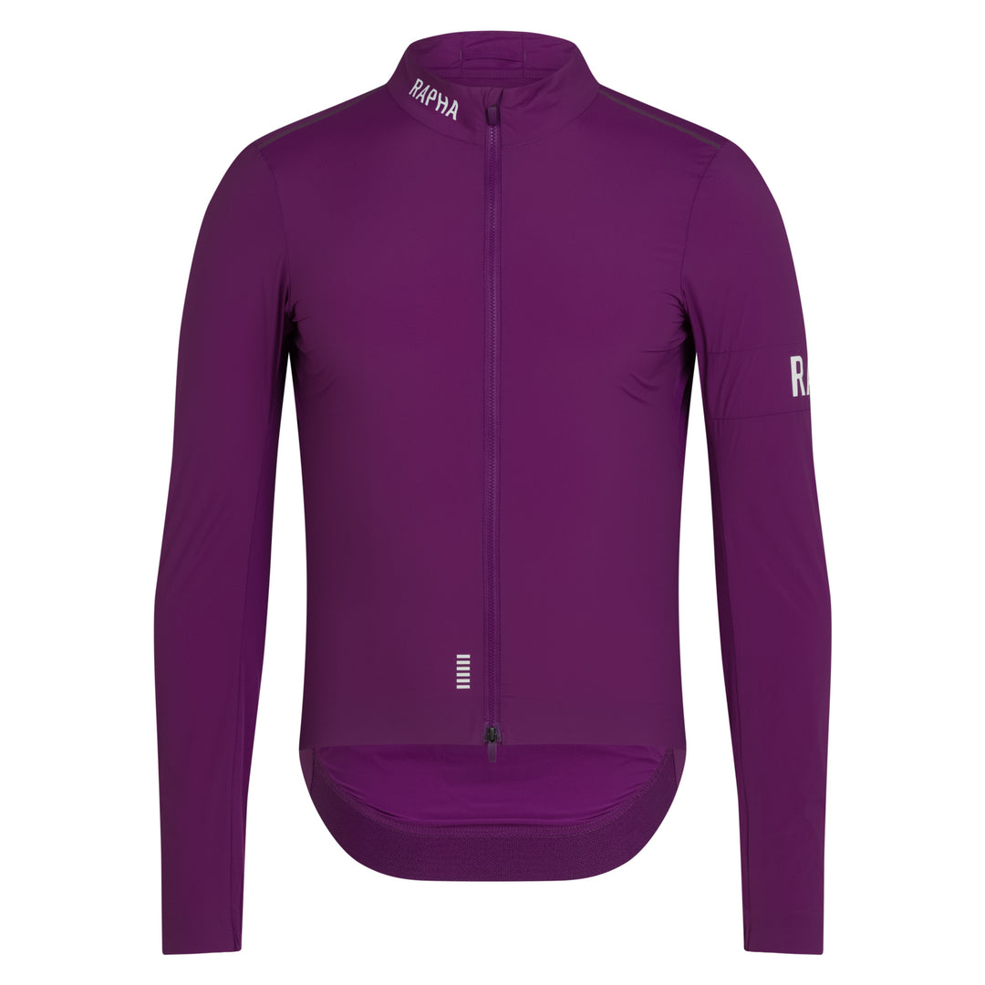Rapha Men's Pro Team Lightweight Wind Jacket II (Deep Magenta/White) - Dragonspine Cycling