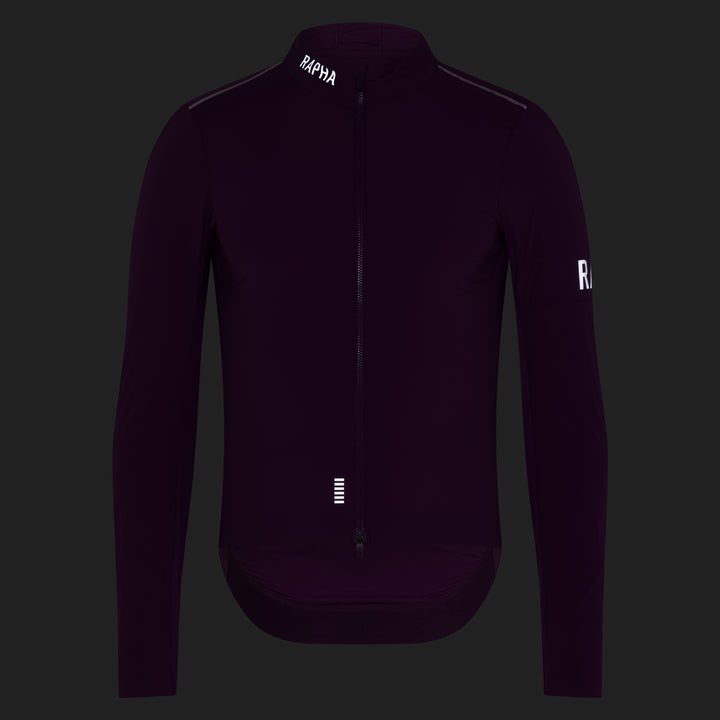 Rapha Men's Pro Team Lightweight Wind Jacket II (Deep Magenta/White) - Dragonspine Cycling