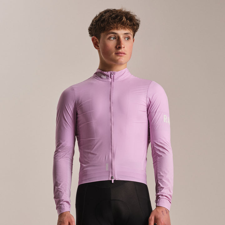 Rapha Men's Pro Team Lightweight Wind Jacket II (Quartz/White) - Dragonspine Cycling