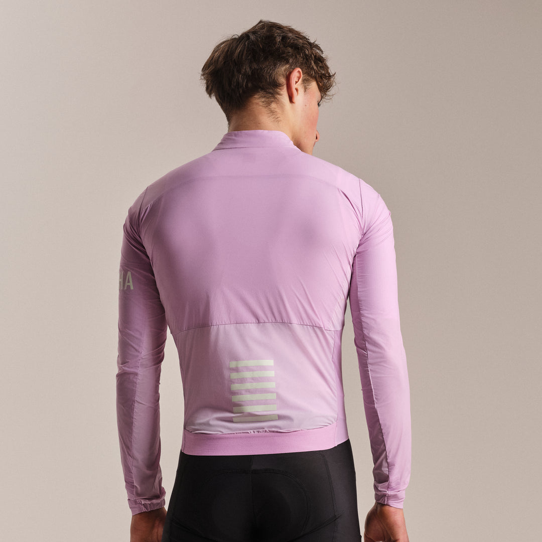 Rapha Men's Pro Team Lightweight Wind Jacket II (Quartz/White) - Dragonspine Cycling