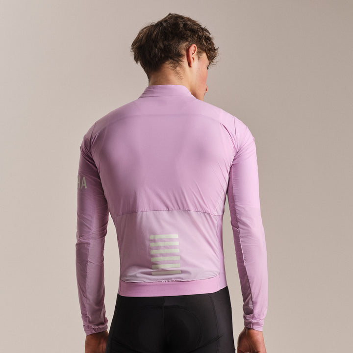 Rapha Men's Pro Team Lightweight Wind Jacket II (Quartz/White) - Dragonspine Cycling